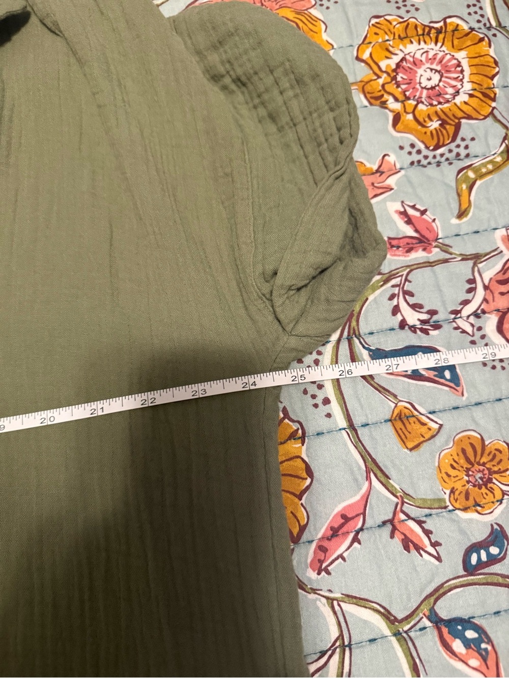 J. Crew Women’s Olive Green Cotton Gauze Shirt Dress Size XXL - Picture 7 of 7